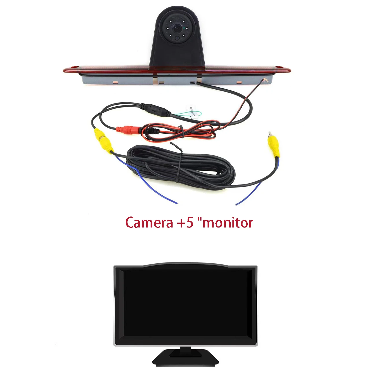 

Brake Light Reverse Camera Kit Third brake light camera for Benz Benz Sprinter/Volkswagen Craftsman 7 "mirror monitor 4.3 inches