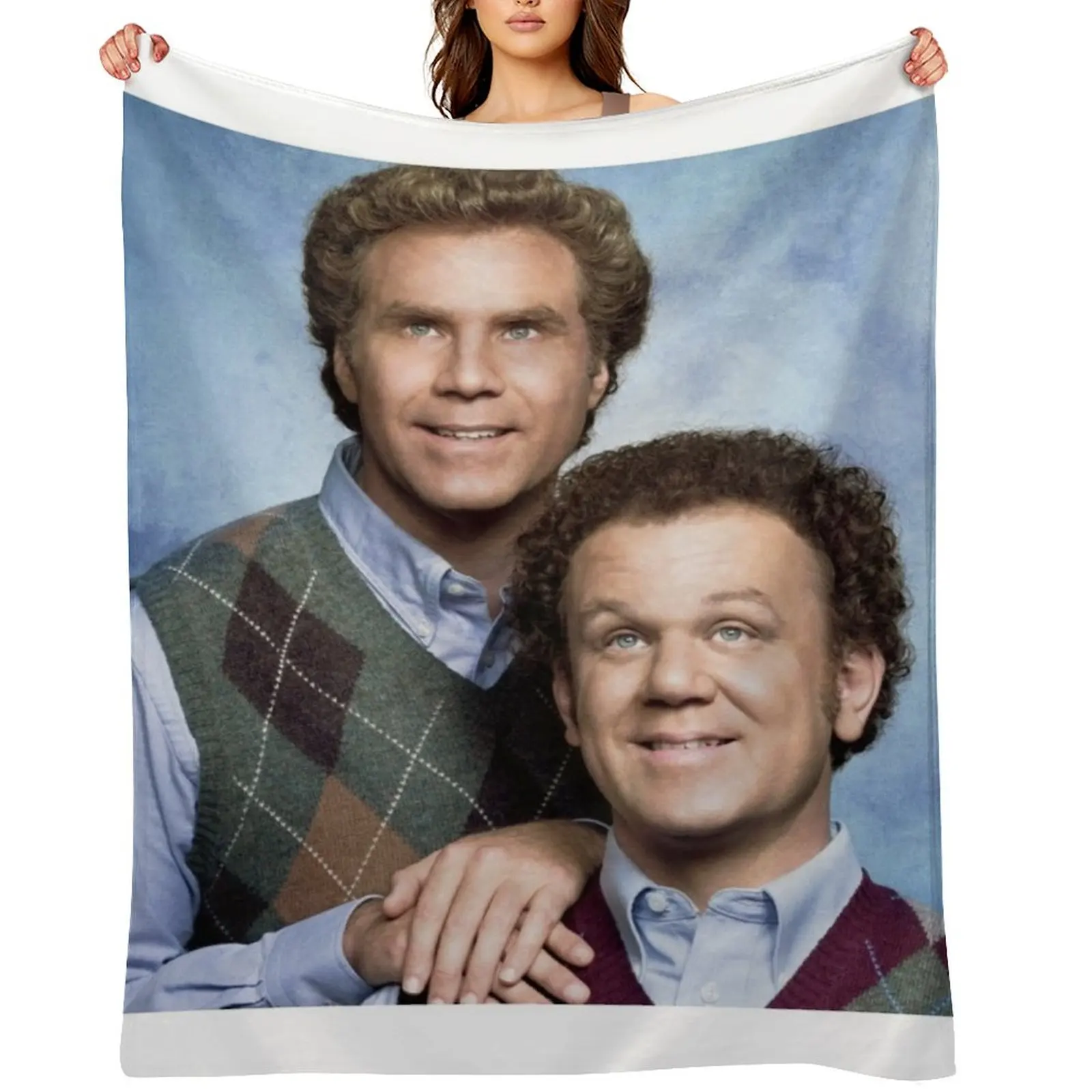 

Step Brothers Throw Blanket Plaid Heavy Quilt Plaid on the sofa Blankets