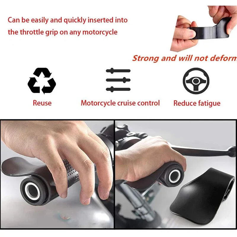 1Pcs Motorcycle Throttle Assistant Cruise Control Assist Thumb Wrist Universal Support Rest Motorcorss Equipments Accessories - Image 2