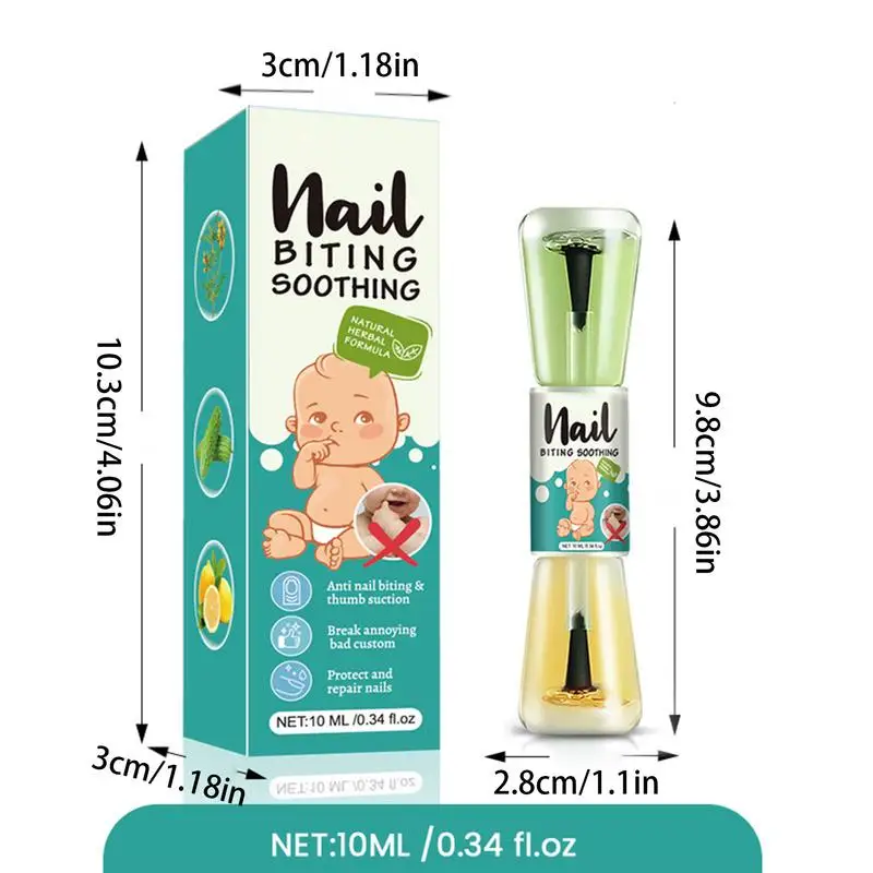 10ml Children Anti-biting Nails Bitter Nail Water No Bite Cuticle Not Nail Polish Biting Care Non-toxic Stop Nail Biting