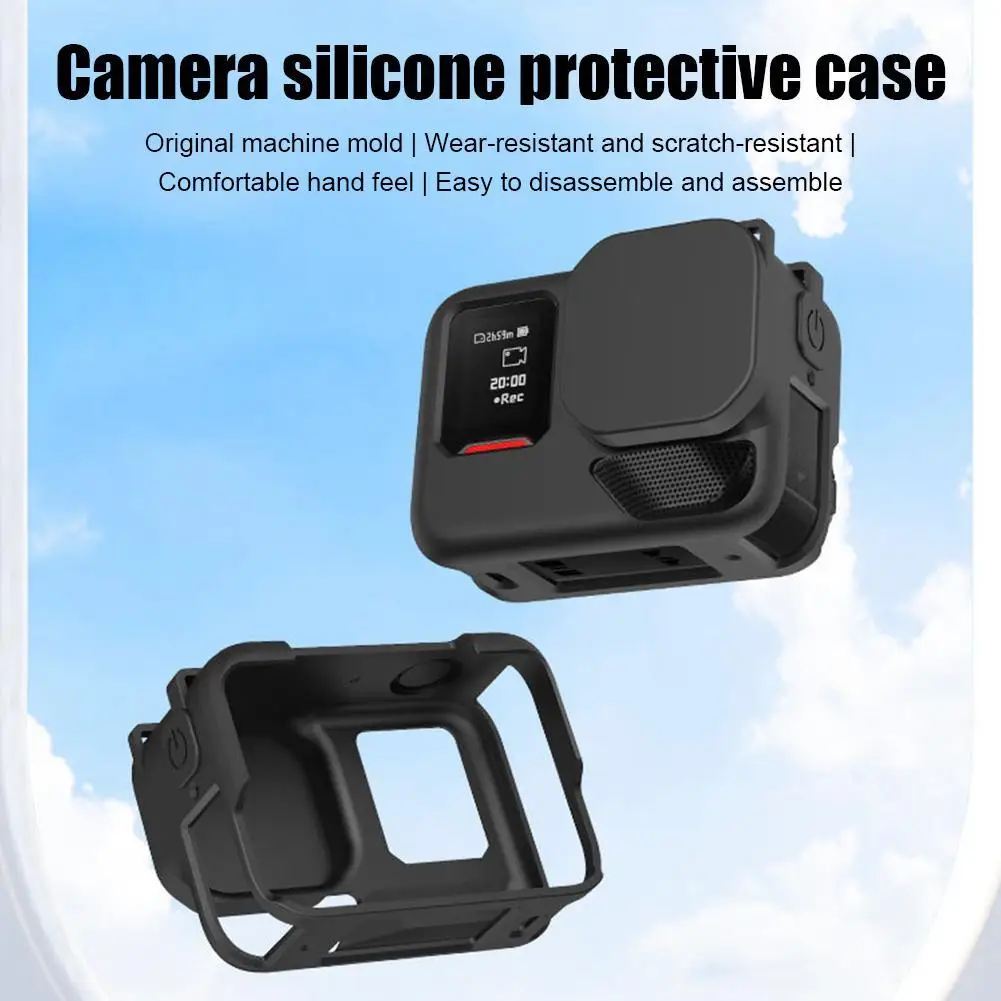 Silicone Camera Lens Cap FOR Insta360 Ace Pro 2 Anti-scratch Dust-proof Lens Protective Cover Camera Protector Accessories