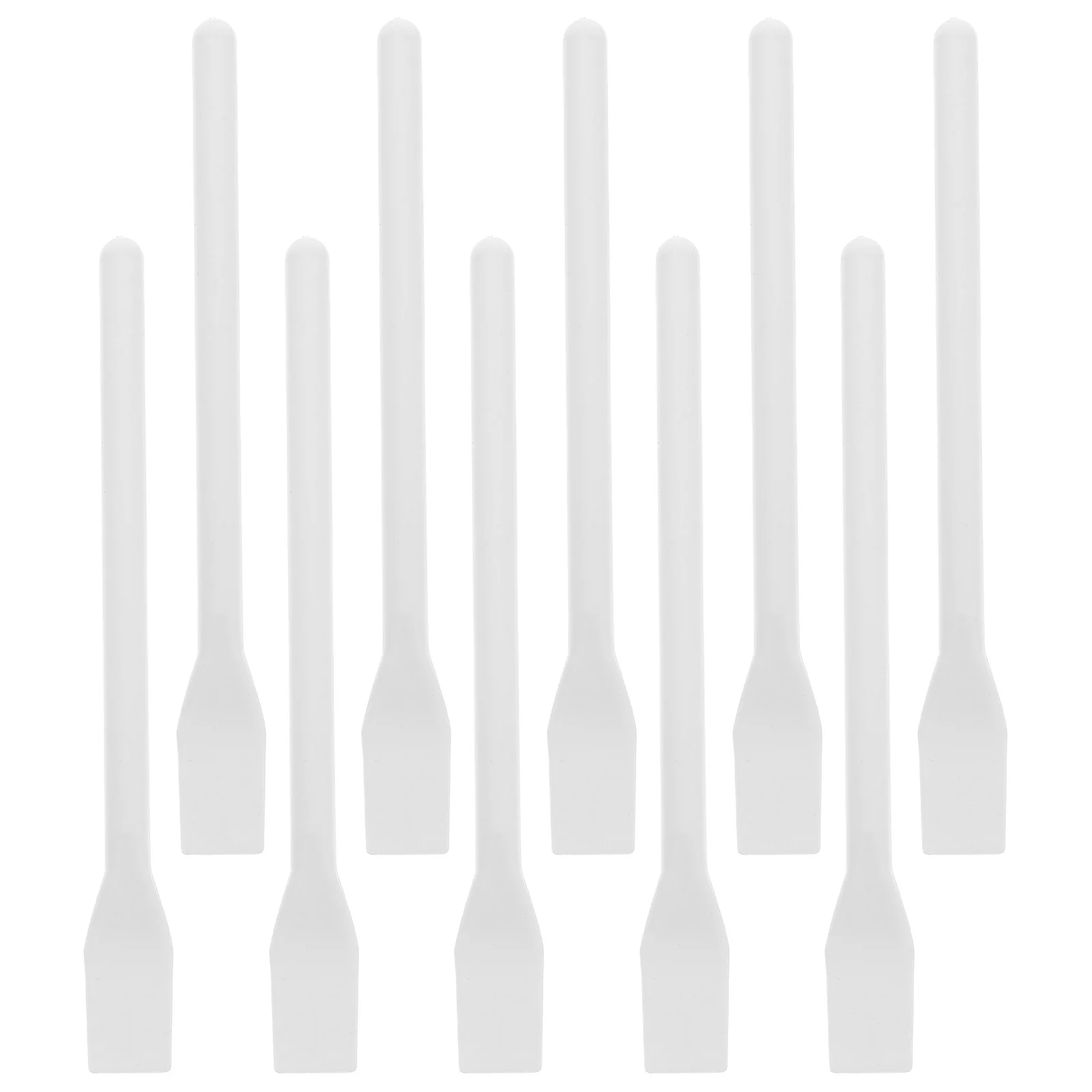 10 قطعة الغراء البلاستيك قضيب عصا ملعقة صغيرة لخلط كشط الحرف الطلاء قناع الوجه كريم جرة أدوات العناية بالبشرة الفن الحرفية