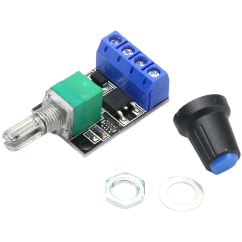 

PWM DC 10A Motor Speed Regulator Module 5V-12V-16V Switch Function LED Dimmer Board Fan Motor