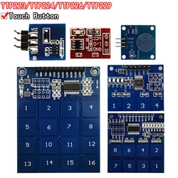 TTP223/TTP224/TTP226/TTP229 Jog Digital Touch Switch Sensor Digital 1/4/8/16 channel Touch Key Capacitive Module TTP223B