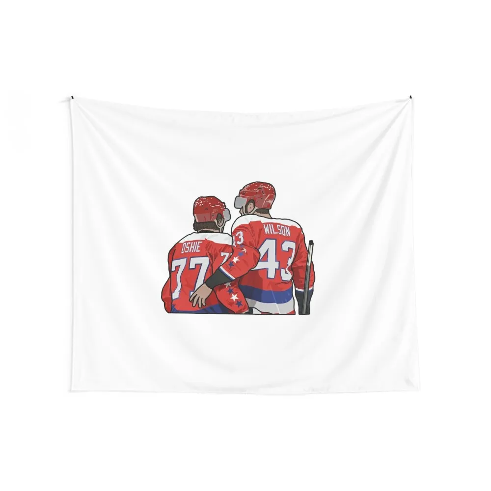 Tom Wilson and TJ Oshie Tapestry Home Decoration Bathroom Decor Room Ornaments Home And Comfort Decor Tapestry