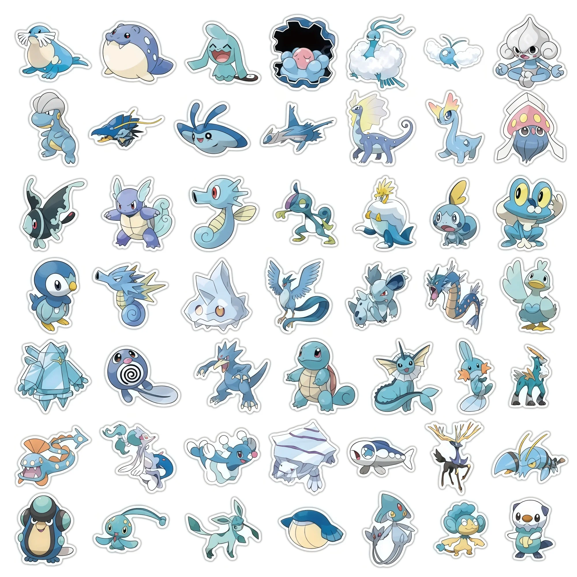 60PCS Water-Type Pokémon Stick - Phone Cases Kids review and price