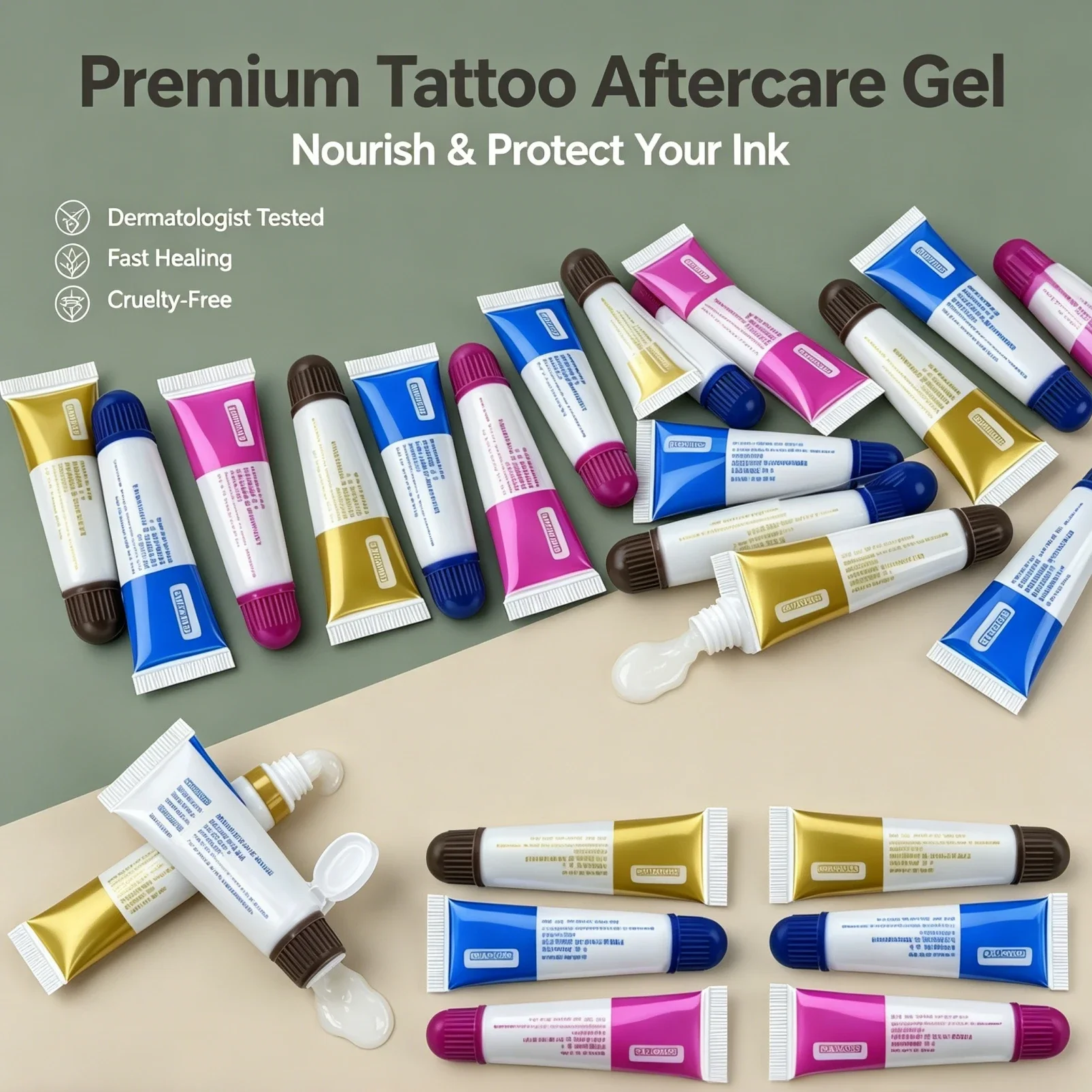 Tattoo Aftercare Cream Vitamin A D Ointments Permanent Makeup Tattoo Repair Gel Recovery Cream Tattoo Accessories
