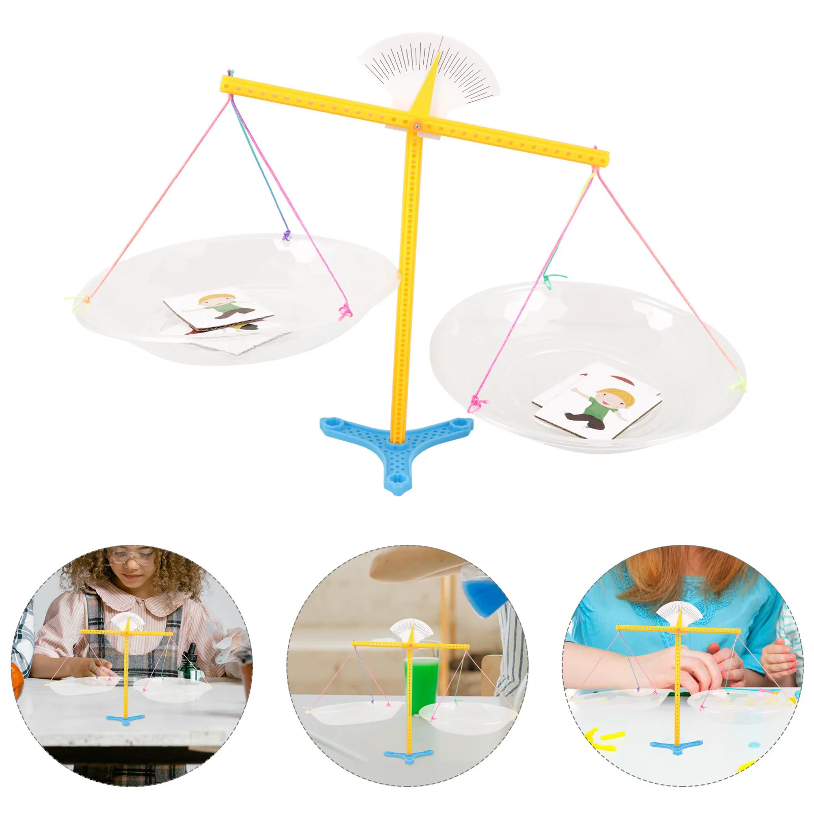 

1 set 1 Set Diy Balance Scale Craft Kids Science Learning Kit Handmade Assembly Children Interactive Plaything Building Tool