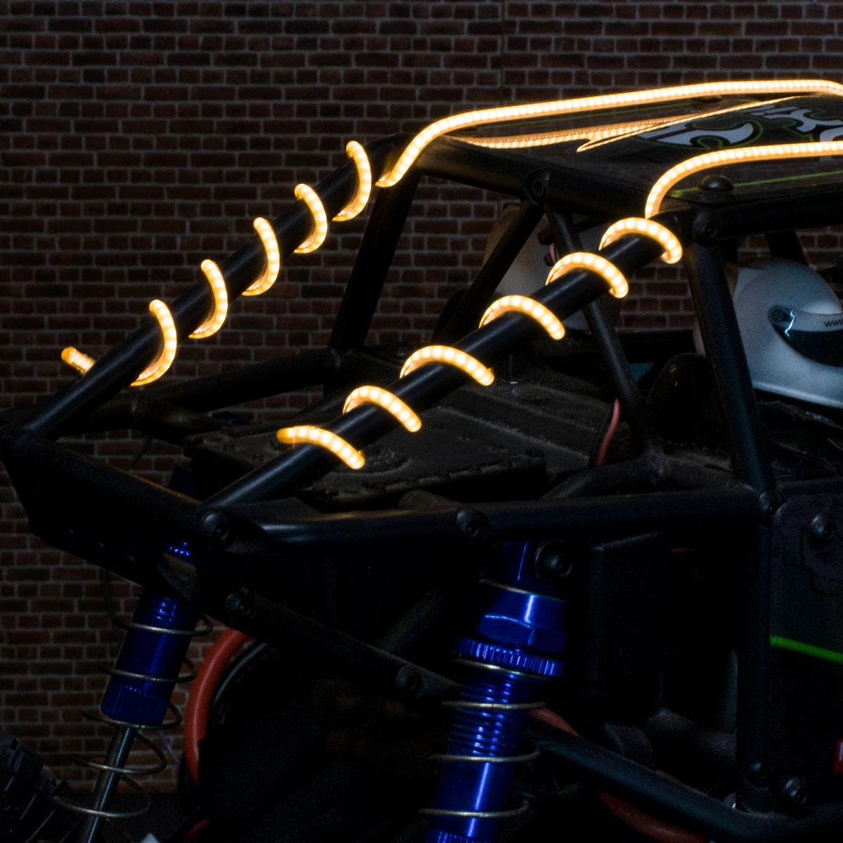 Flexible Cuttable LED Strip Lights Night Spotlight Decoration Accessories For 1/18 1/24 RC Cars SCX24 TRX4M - view 3