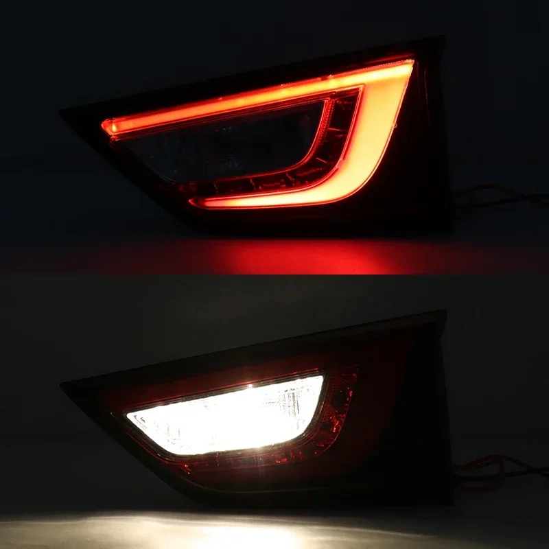 New！ For Infiniti QX60 2016 2017 2018 2019 2020 LED Car Rear Bumper Inner Tail Light Brake Light Tail Lamp 26545-9NC0A 26555-9NC