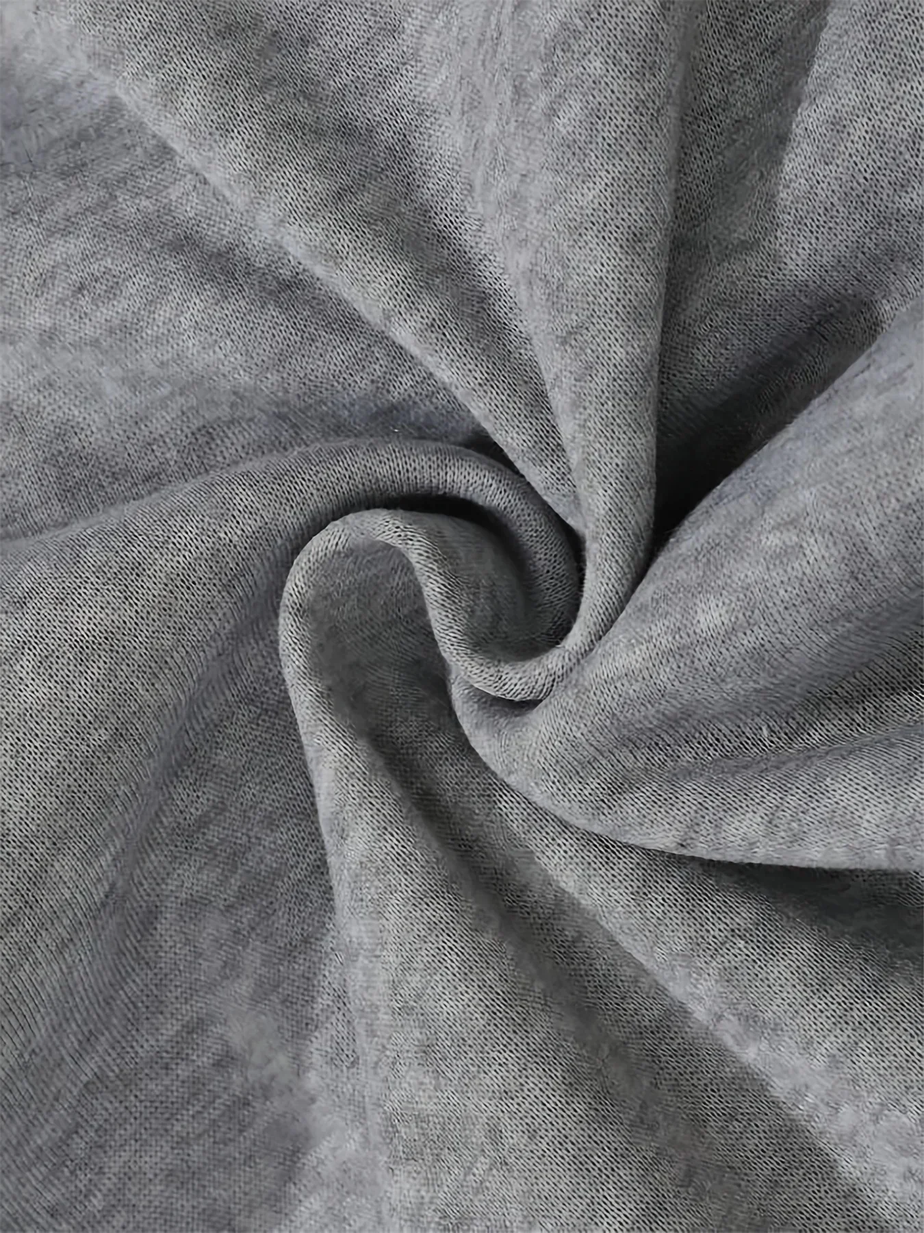 Modische hellgraue und dunkel strukturierte bedruckte mittellange Jogginghose/Shorts im lockeren Street-Punk-Stil, lässig – Detail 17
