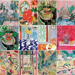 PhotoCustom Abstract Paint By Numbers With Frame Drawing By Numbers Room Scenery Plants Picture Paint Home Decor On Canvas