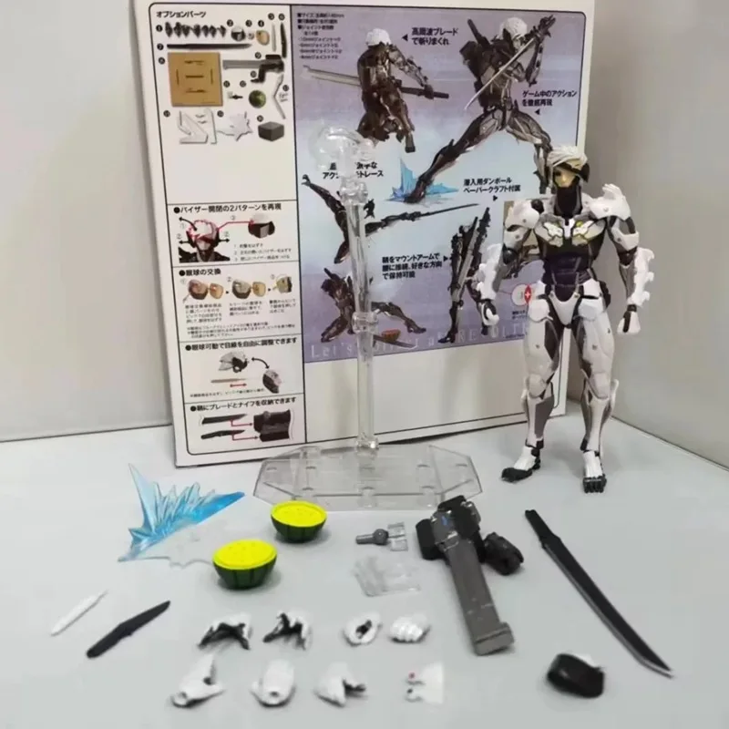 Metal Gear Rising: Revengeance Raiden Articulated Action Figures PVC brinquedos Toys