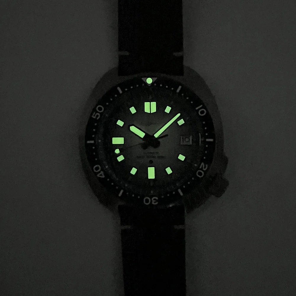 HEIMDALLR мужские автоматические часы черепаха титановые механические наручные часы для дайвера 200 м водостойкие светящиеся сапфировые керамические безели NH35