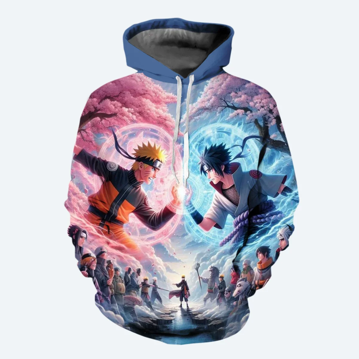 Naruto Boys Girls Hoodie Uchiha Itachi Men's Hoodie 3D Print MINISO Pullover Oversized Anime Men's Hoodie Kakashi Men's Clothing