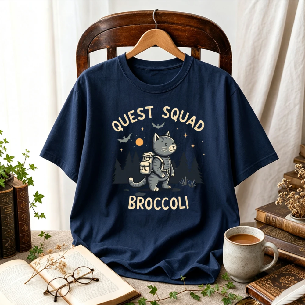 Outdoor Adventure Quest - Quest Squad Broccoli Abenteuer Wandern Katze