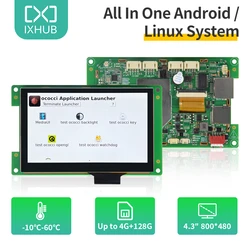 Linux-Android/iOS/Linuxスマートディスプレイ,128インチ,タッチスクリーン,4 GB RAM,4.3 GB ROM, WiFi, Bluetoothを搭載したマザーボード,ゲーム機用