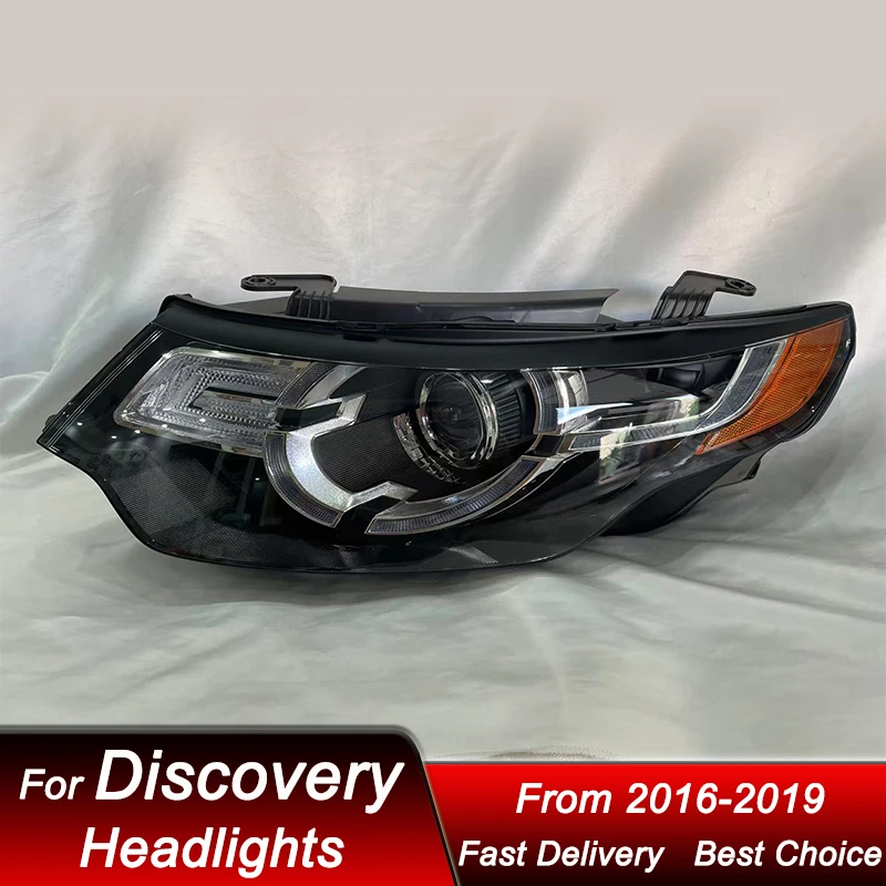 

Pop Car Headlights For Land Rover Discovery 2016-2019 New Style Full LED Headlamp Assembly Upgrade Projector Lens Accessories Ki