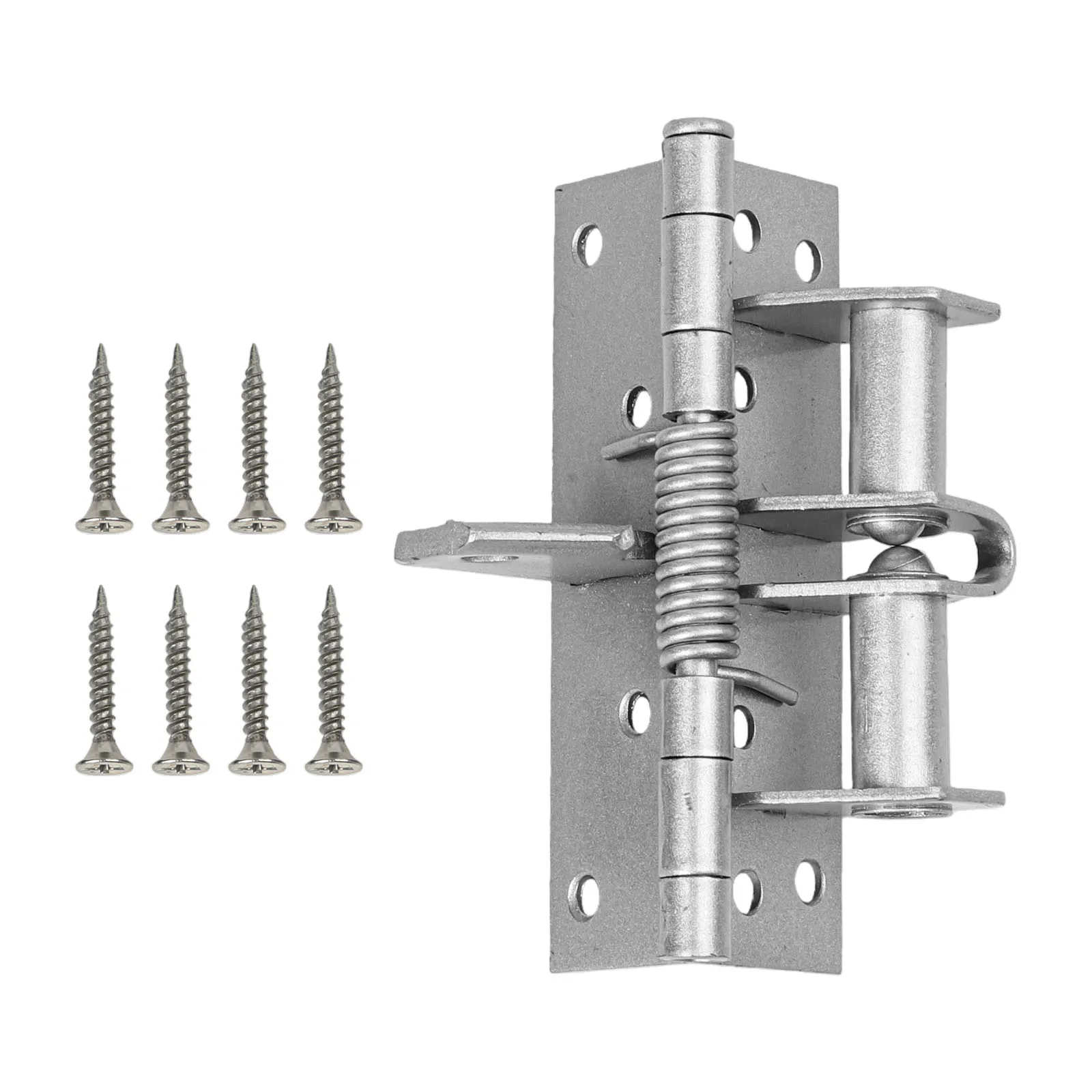 

4 Inch Door Hinges with Self Closing Function and Spring Loaded Design Featuring 90 Degree Positioning Support