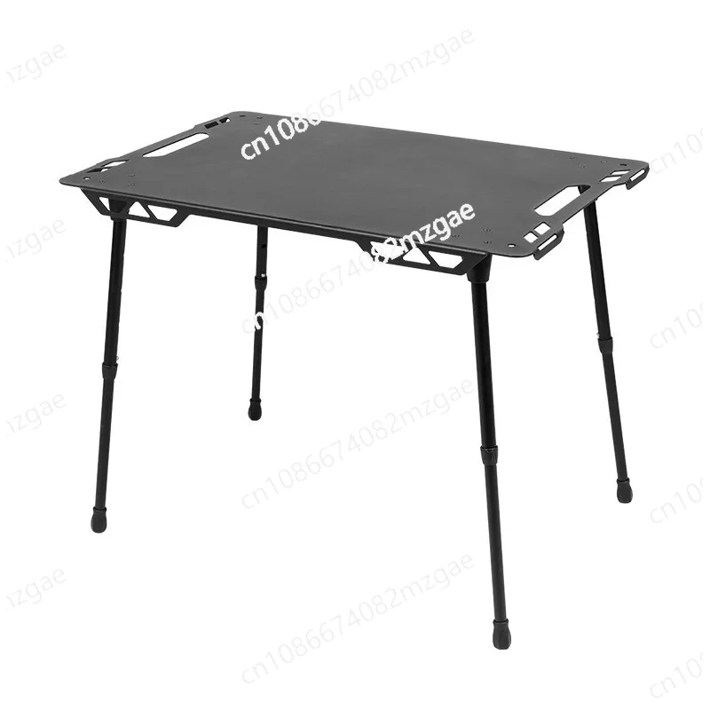 

Outdoor Camping Tactical Aluminium Alloy Table Portable Liftable Anti-corrosion And Anti-rust Folding Picnic Table