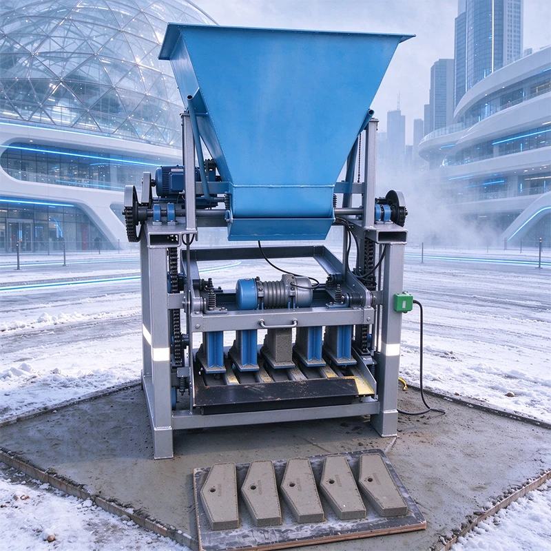 Interlock Brick Making Machine for Concrete Block Production in Residential, Commercial and Infrastructure Developments