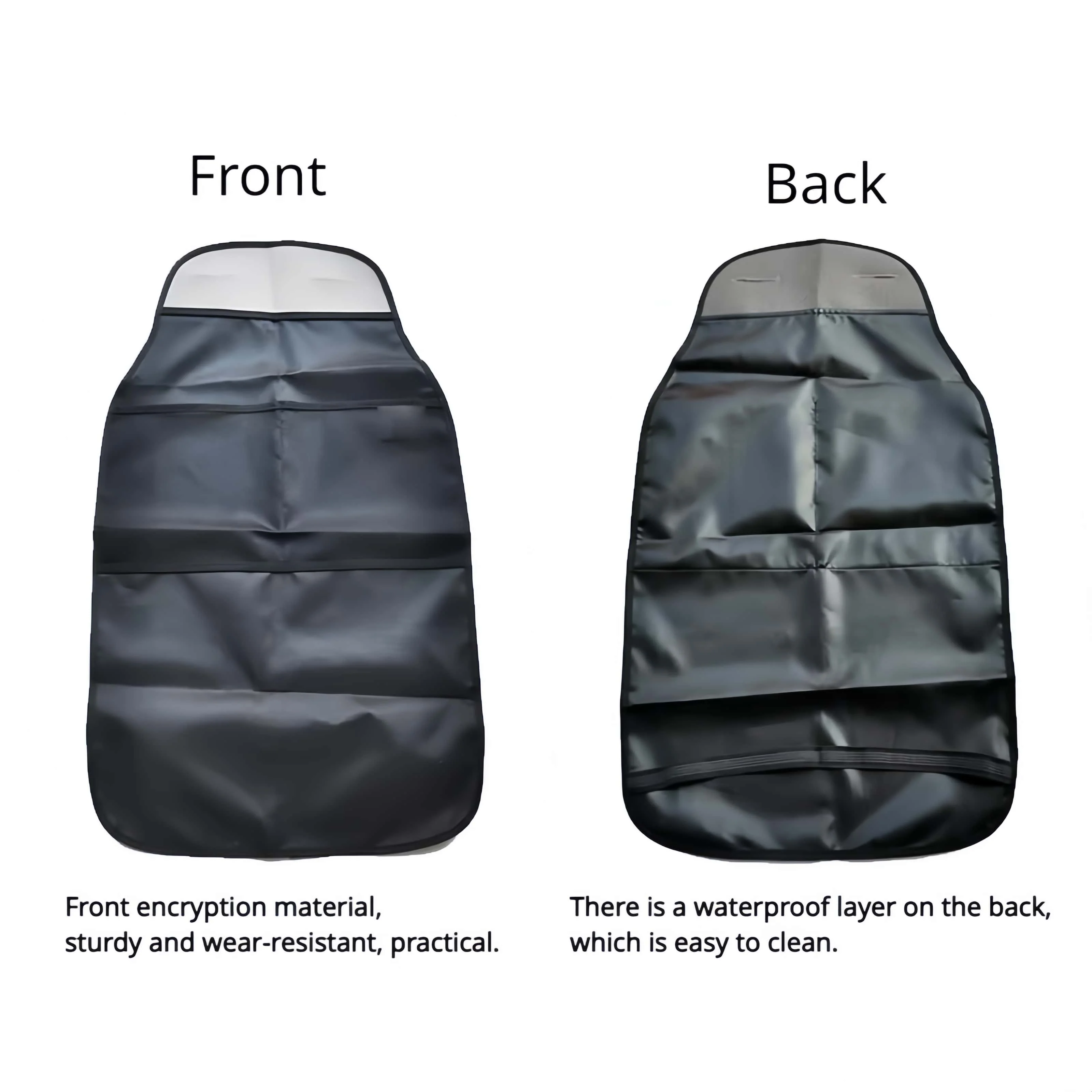 1/2Pcs Car Seat Back Protector Cover for Children Kids Baby Anti Mud Dirt Auto Seat Cover Anti Kick Mat Pad Car Storage Bags image 3