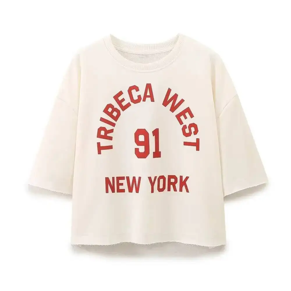 

Плюшевый ансамбль Femme, хлопковые короткие комплекты из 2 предметов для женщин, двухцветные толстовки с круглым вырезом и текстовым принтом + шорты со средним эластичным поясом