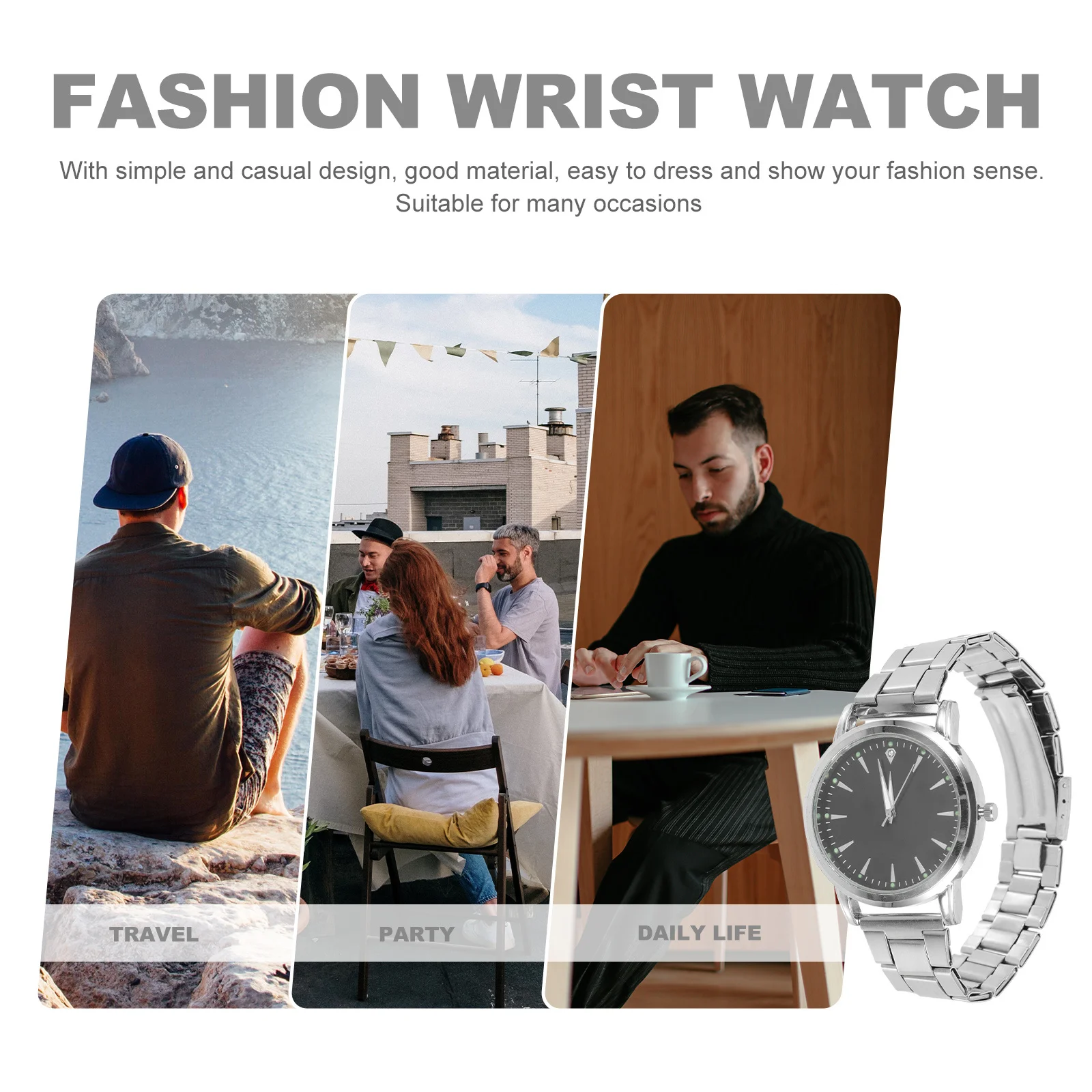 

Мужские наручные часы, стильный уникальный дизайн, высококачественный механический механизм, регулируемый ремешок, деловые мужские часы для отдыха