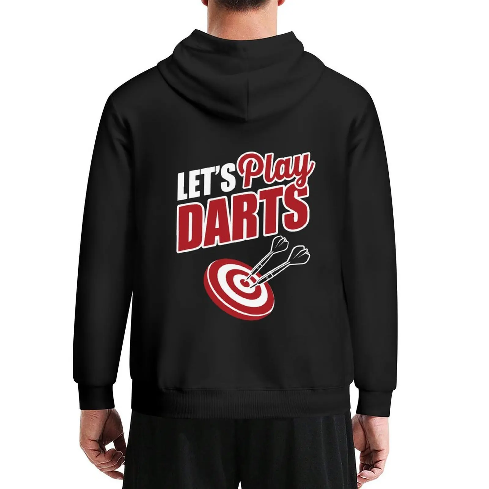 

Let's play darts Hoodie men's clothing men's sweat-shirt set mens clothing fashion men tracksuit