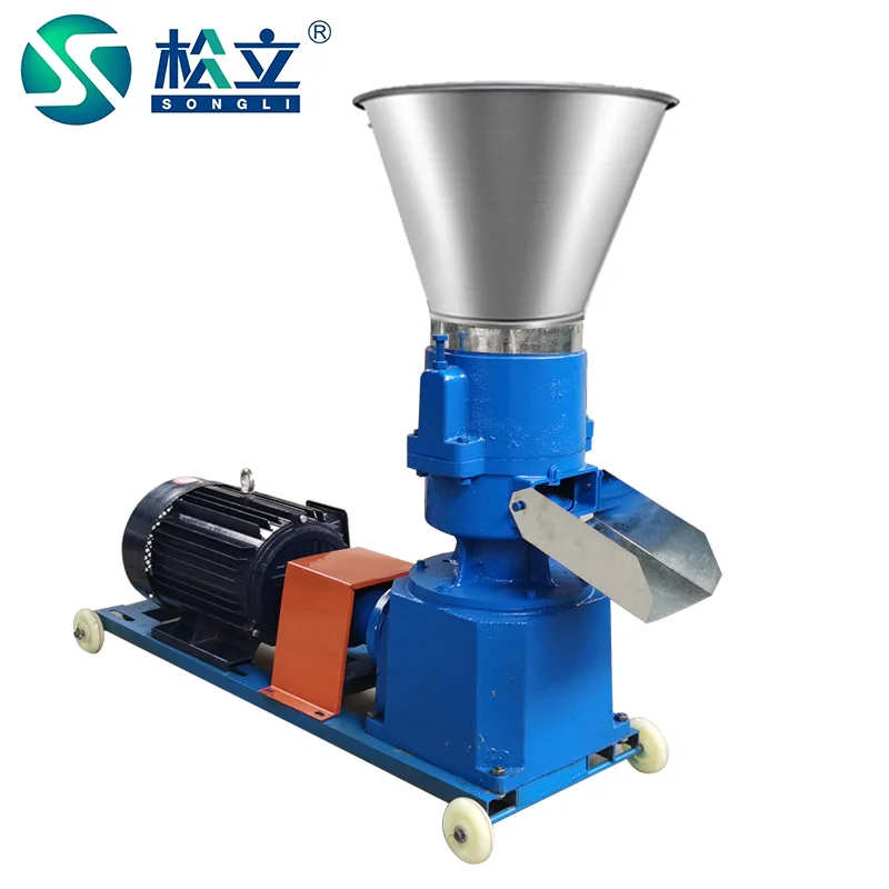 

100-1500 Kg/H Poultry Pellet Feed Equipment Animal Feed Processing Machine Livestock Cattle Sheep Chicken Feed Pellet Mill