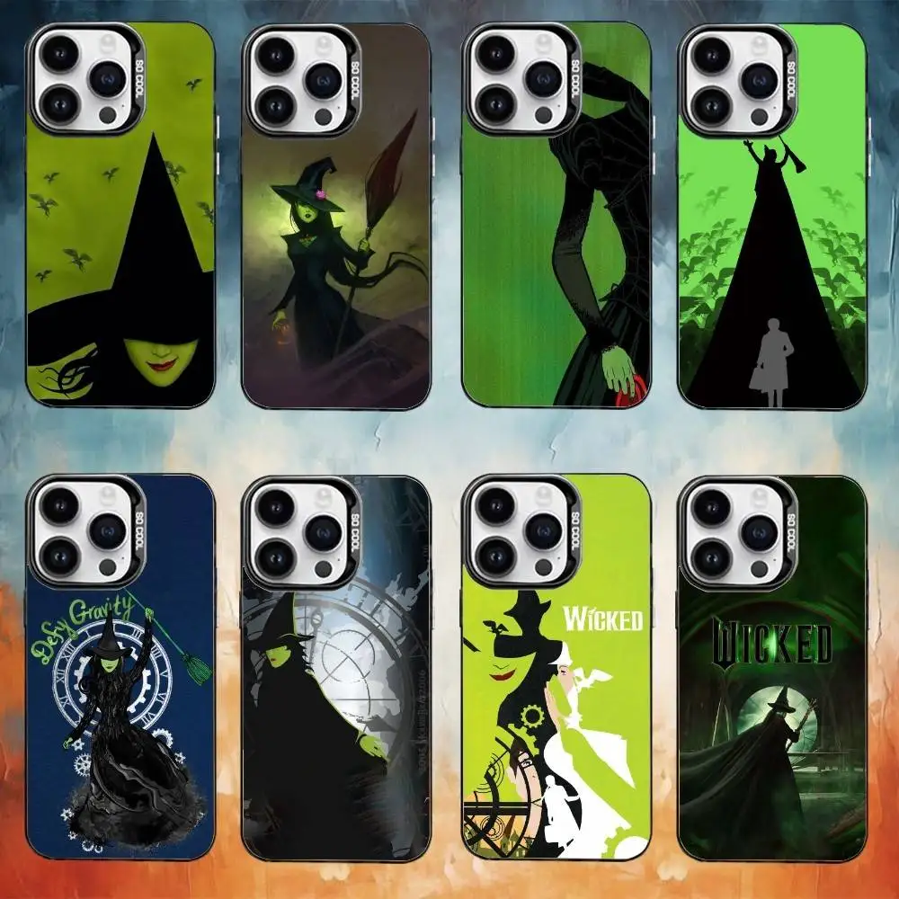 

W-wicked M-musica Phone Case For iPhone17,16,15,14,13,12,11 Plus,Pro Max Black Candy Matte Shockproof Cover