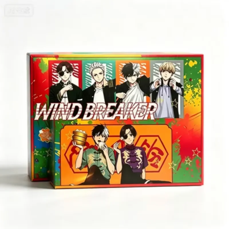 Caja de Tarjetas Coleccionables Wind Breaker, Set de Tarjetas de Personajes de Anime Populares, Regalo para Niños y Fans del Anime y Manga