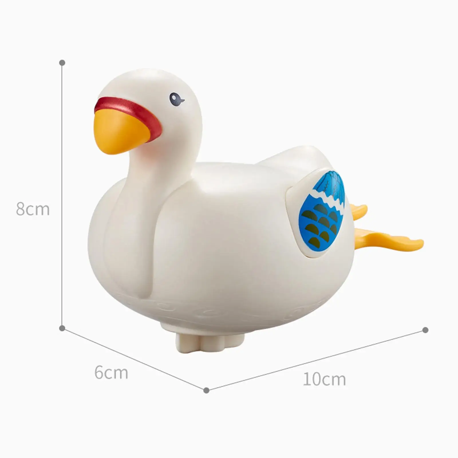 Cute Swan Bath Toy for Baby Toddler Water Spraying Animal Play ABS Plastic Floating Sensory Bathtub Pool Swim Fun