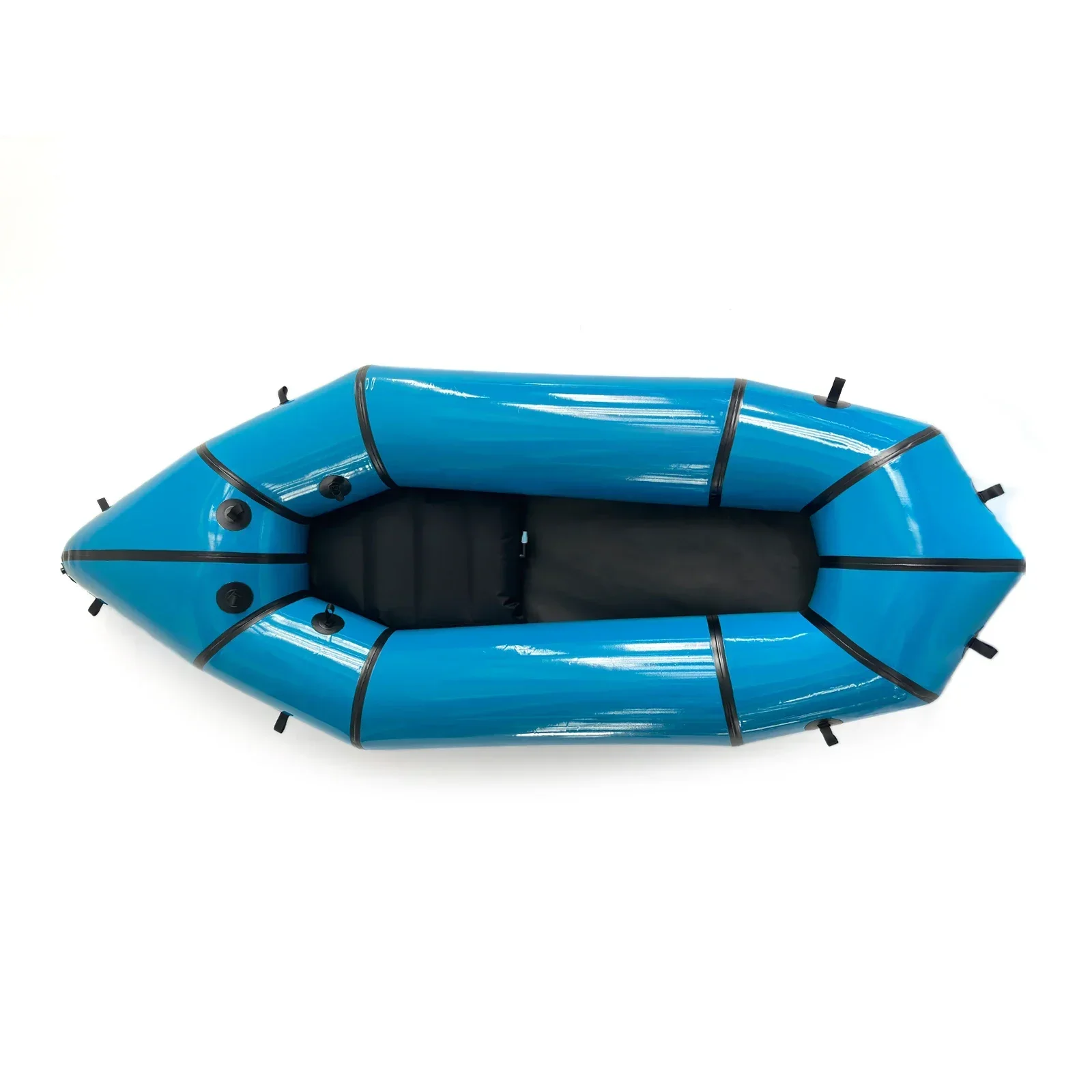 1 Person Drop Stitch Foldable Canoe Boat Whitewater Sea Inflatable Kayak With Accessories