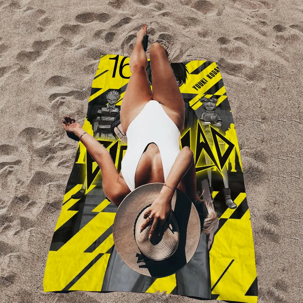 Blood Lad Big Microfiber Beach Towels Quick Dry Towel Sand Beach Towels Pool Towel For Travel Swim Pool Yoga