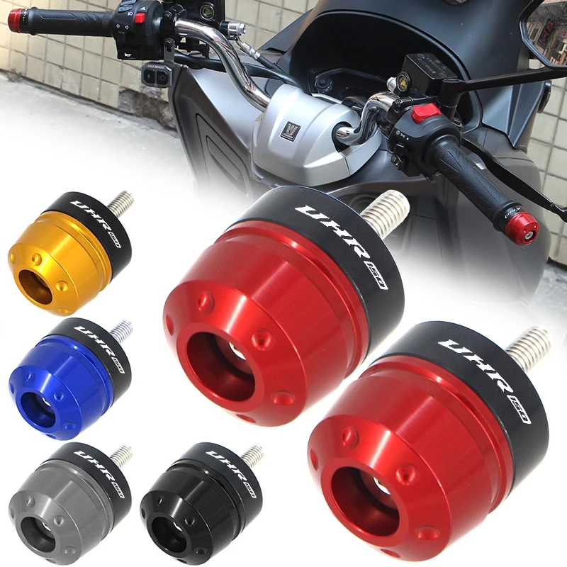 

Motorcycle Accessories Handle Bar end Cap Anti Vibration Slider Plug For HAOJUE UHR150 UHR125 UHR 150 UHR 125