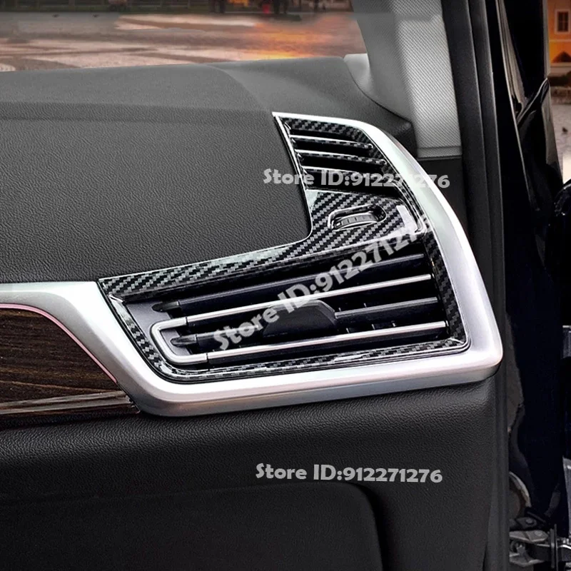 Fit for BMW X5 G05 X6 G06 X7 G07 2018-2022 Carbonfiber Front Dashboard Side Air Condition Outlet Cover Left Right AC Vent Frame