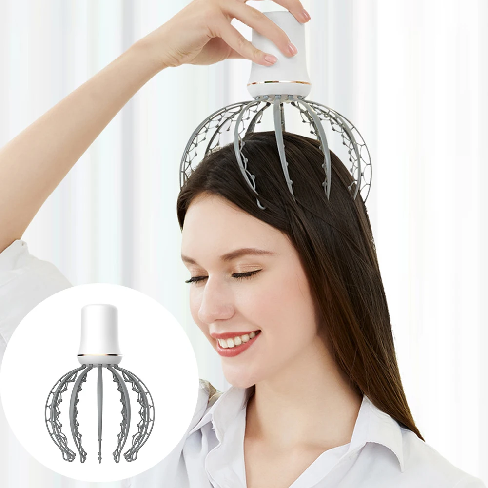 

Electric Octopus Scalp Massager Head Massage Relaxation Device Relief Remove Muscle Tension Tiredness Head Massager Instrument
