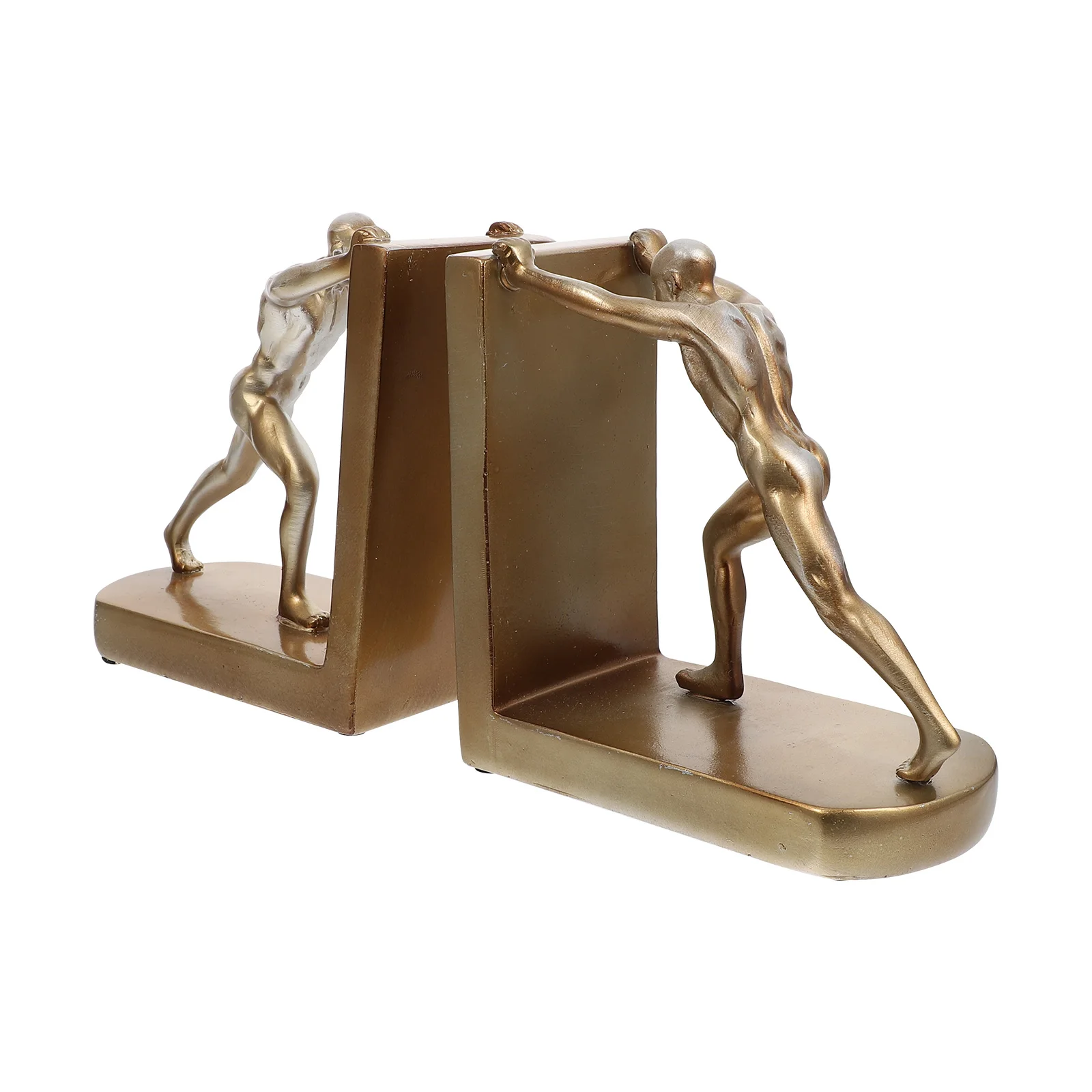 

2 Pcs Bookends Resin Desk Accessories Home Office Decor Unique Gift Tabletop nament Retro Style Aesthetic