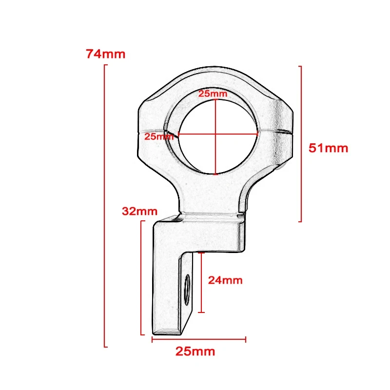 2023 Motorcycle Bumper Modified Headlight Stand Spotlight Brackets For Ducati Multistrada 1200/S MTS1200 2010-2022 2021 2020