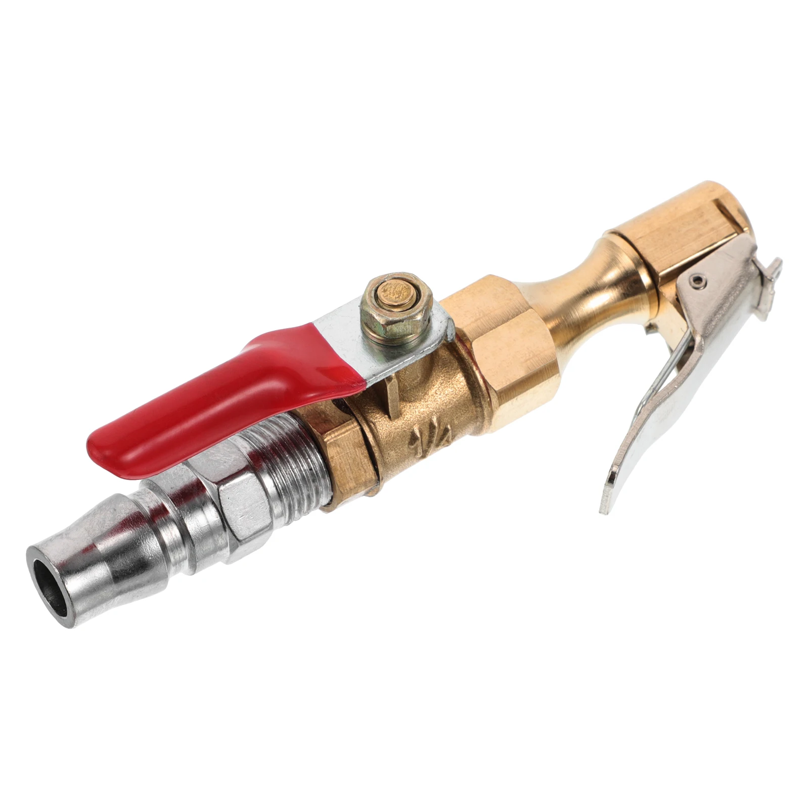 

Quick Connect Car Tire Air Chuck Locking Inflator Agricultural Vehicles Nozzle Clip Golden Rapid Inflation Dust Blowing Reliable