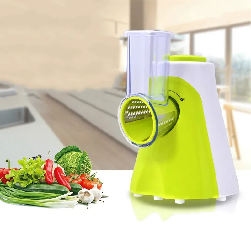 Multifunctional Electric Fruit Vegetable Slicer Cutter Carrot Potato Cutting Machine Stainless steel Blade Salad Chopper EU US