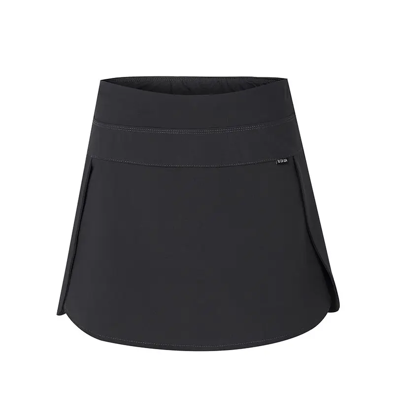 Motion Short Skirt Summer Women Elastic Waist Forking Fake Two Pieces High Waist Bodybuilding Casual Affordable All-match Skirt