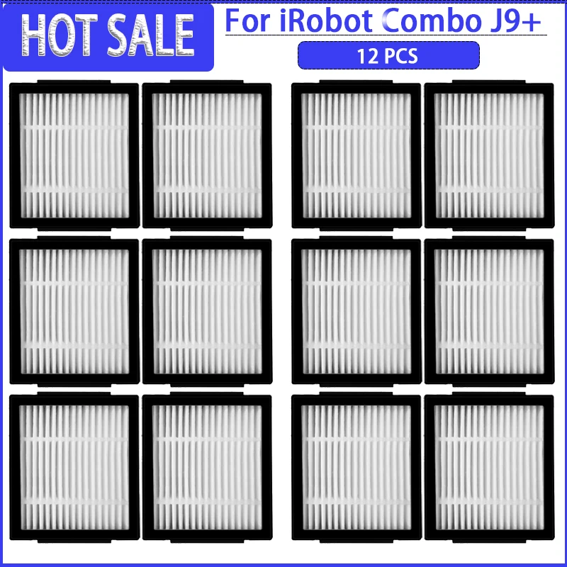 Geschikt voor (iRobot Roomba COMBO J7+ / COMBO J9+ / COMBO 10 Max) Vacuümonderdelen Hoofdrol Zijborstel Hepa Filter Mop Doek Stofzak
