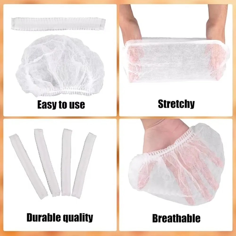 20/30/50/100Pcs Nonwoven Fabric Bread Proofing Covers Elastic Closure Disposable Dough Fermentation Covers Dustproof
