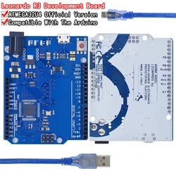 Leonardo r3 mikro controller atmega32u4 entwicklungs board mit usb kabel kompatibel für arduino diy starter kit