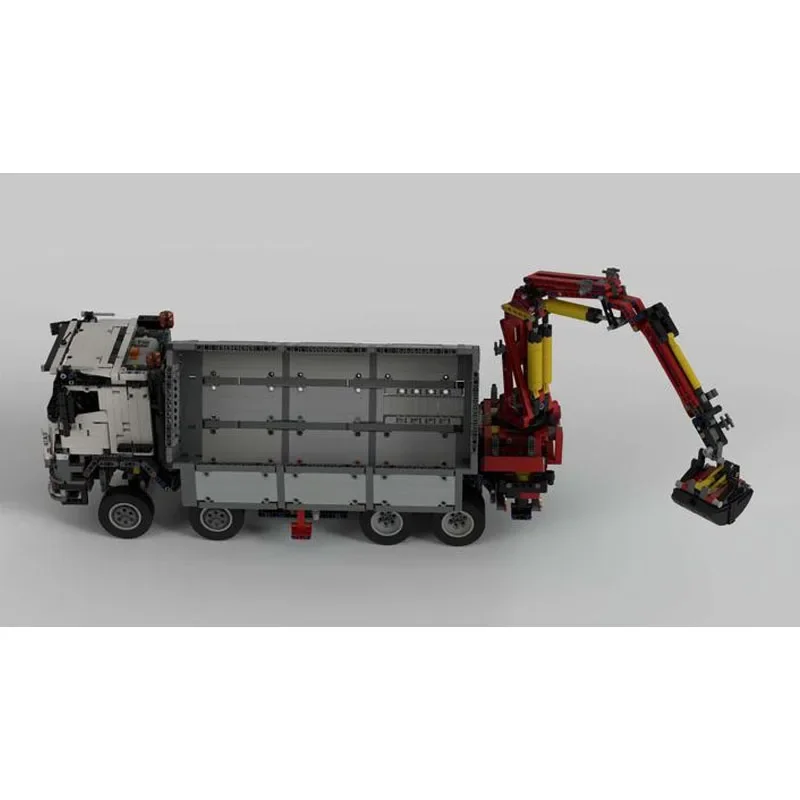 Grúa de transporte de carga de MOC-51446, ensamblaje de empalme, modelo de bloques de construcción, 3132 piezas, regalo de cumpleaños para niños