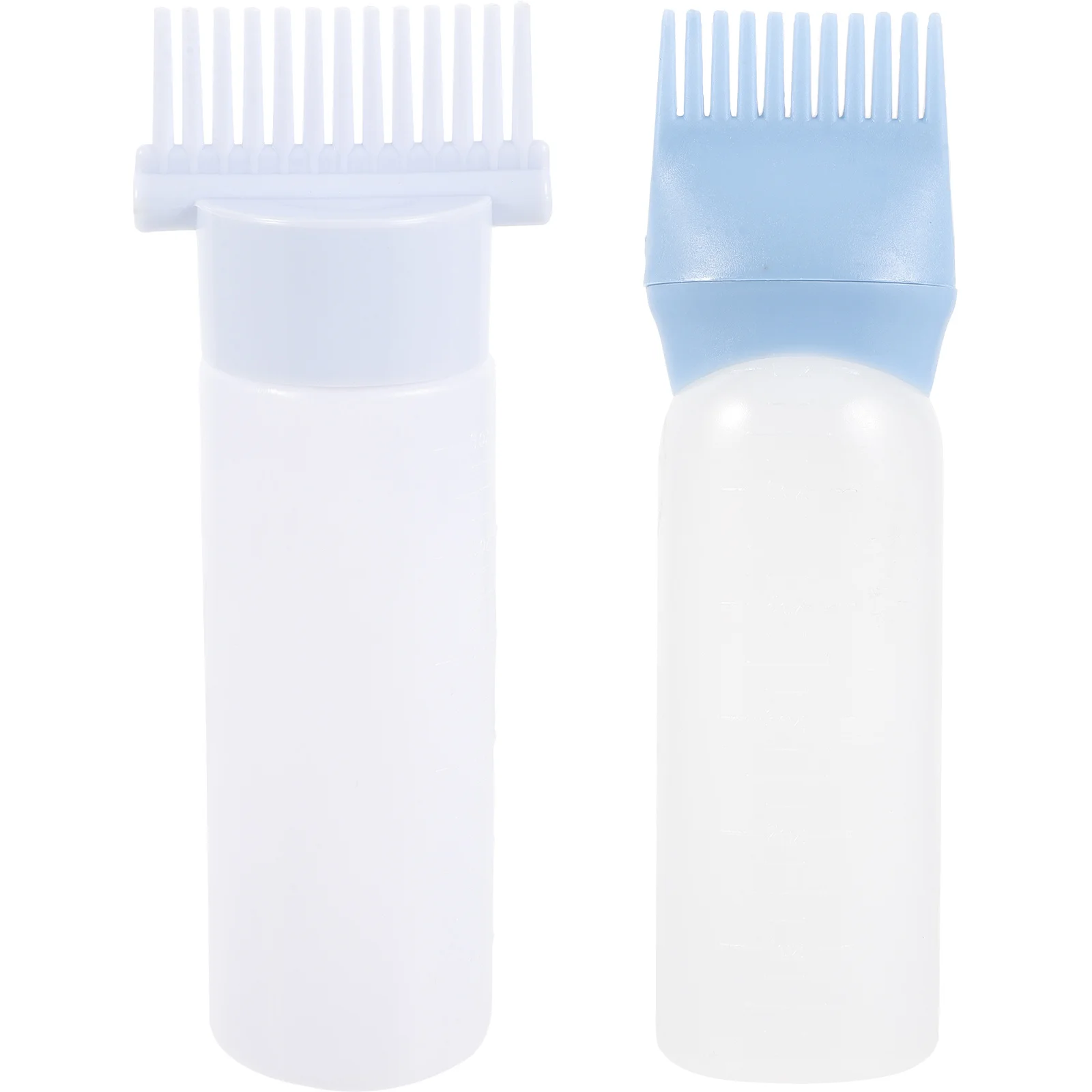 

2Pcs Hair Dyeing Bottles Root Bottle Applicators Lightweight Durable Hair Dye Tools for Home Salon Barber Root Bottle