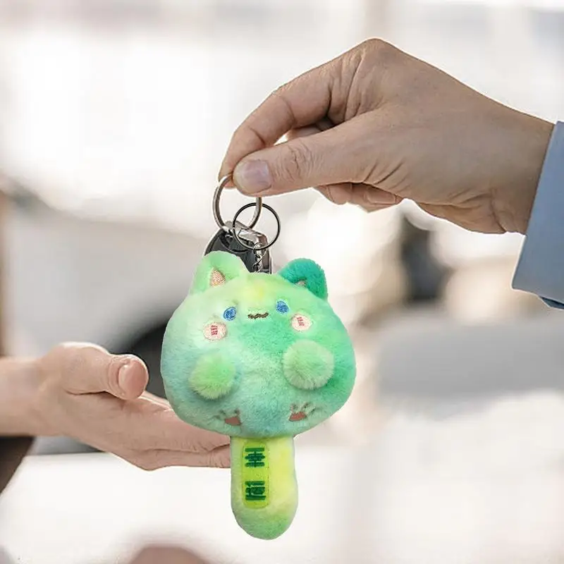 Plush Doll Toys Pendant Cute Happy Fortune Good Luck Wishful Keychain Bag Pendant Bag Accessories