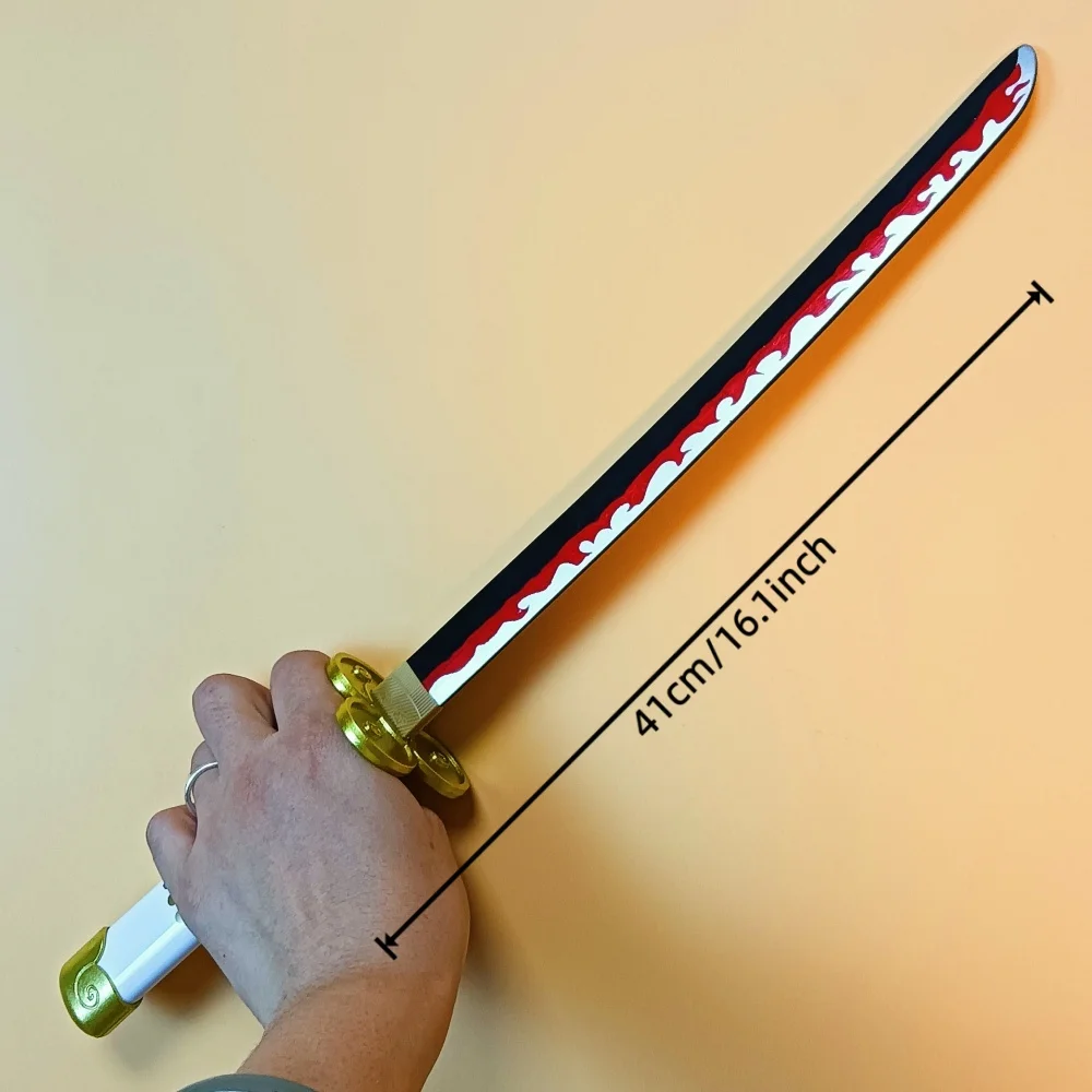 16 Polegada roronoa zoro katana ninja lâmina espada faca sabre original anime cosplay prop espada real japanesa katana unsharp brinquedo presente